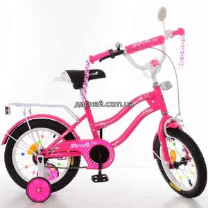 Детский велосипед PROF1 12д. XD1292 Star, малиновый
